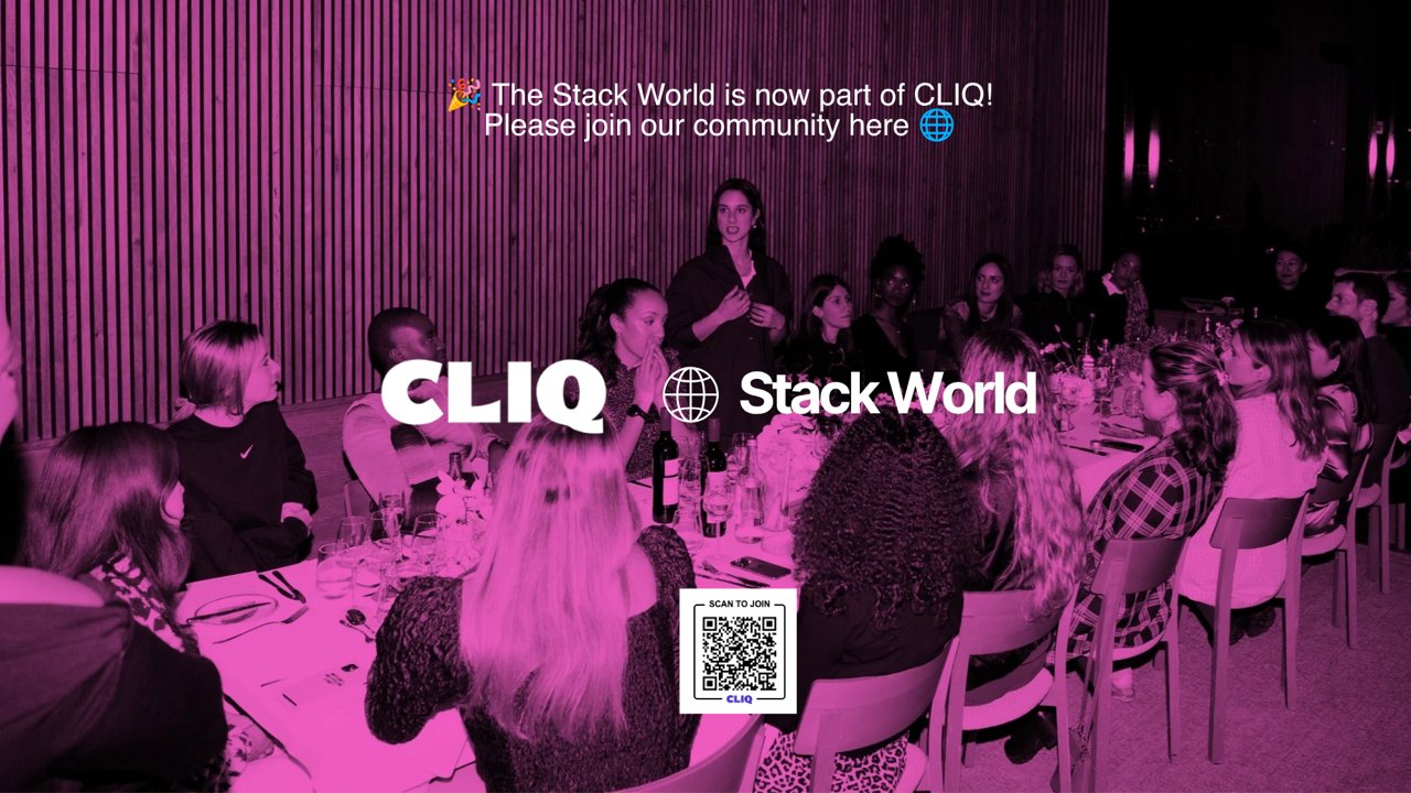 The Stack World is now part of CLIQ. Please join our community here.